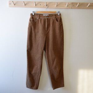 Simons cropped corduroy pants